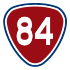 Provincial Highway 84 shield}}