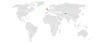 Location map for Tajikistan and the United Kingdom.