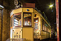 An AAT tram in the workshop