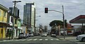 Edifícios comerciais na Rua Coelho Lisboa, uma das principais vias do distrito