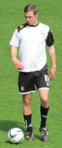 Tom Pope playing for Port Vale