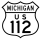 US Highway 112 marker