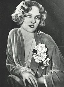 Virginia Cherrill, sa première épouse, ici en 1929.