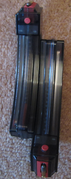 Two Ruger 10/22 magazines attached.