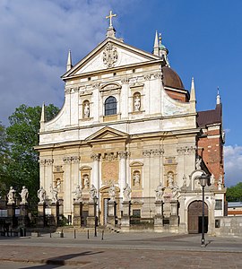Saints Peter and Paul Church, Kraków, Poland by Giovanni Maria Bernardoni (1605–1619)