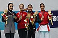 Women Kata Medal ceremony