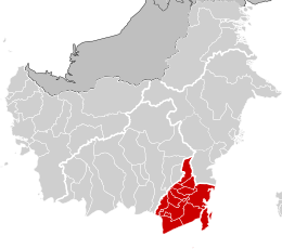 Kalimantan Meridionale – Mappa