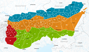 Alpes orientales selon de:Alpenvereinseinteilung der Ostalpen