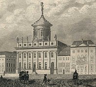 Altes Rathaus 1842, Kupferstich