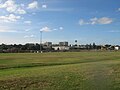 View of the West of the ground during ground surfacing re-development. November 2008.