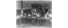 Classroom Scene Business High School Washington D.C.