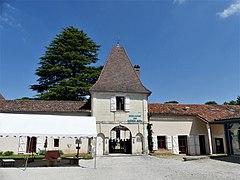 L'entrée du château de Borie-Brut.