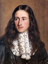 Portrait d'un jeune homme de la famille Chigi par Jacob Ferdinand Voet. Il arbore un collet en point de Venise