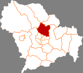 Localisation de Zhèngdìng Xiàn