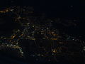 On our CRJ200 flight from Detroit to Toronto - these city lights is probably Guelph, Ontario.