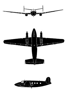 vue en plan de l’avion