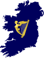 File:Flag map of the Kingdom of Ireland (1542–1801)