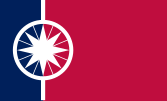 Flag of Norman, Oklahoma, US