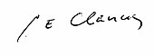 signature de Georges-Emmanuel Clancier