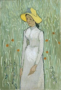 Girl in White, by Vincent van Gogh