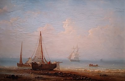 Henriette Gudin, Barques échouées à l'aurore