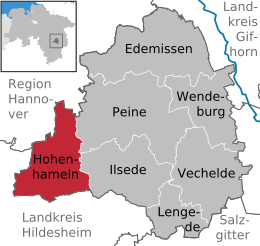 Hohenhameln – Mappa