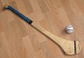 Image 25Hurling ball (sliotar) and hurley (camán) (from Culture of Ireland)