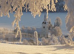 Laxsjö kyrka, vintern 2008