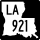 Louisiana Highway 921 marker