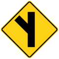 W2-3L Slanted side road left