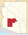 State map highlighting Maricopa County