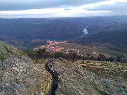 Freguesia de Mazouco, Portugal, em janeiro 2018.