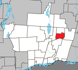 Location within Papineau RCM