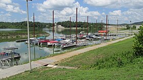 Marina with boats