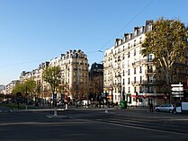 The boulevard (looking toward Porte de Versailles).