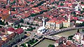 Vue aérienne de la Piața Unirii