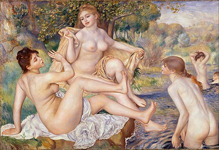 Les Grandes Baigneuses, by Pierre-Auguste Renoir
