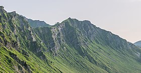 Vue depuis le col de Cou, au sud.