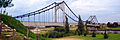 25/01/2009 - El puente visto desde el mirador de Necochea. - Puente Hipólito Yrigoyen