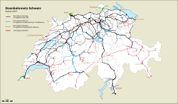 Swiss railway network