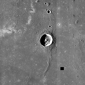 Мозаика снимков широкоугольной камеры зонда Lunar Reconnaissance Orbiter