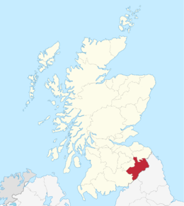 Roxburghshire – Localizzazione