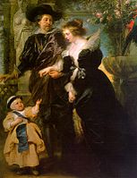 Rubens with Hélène Fourment and their Son Peter Paul, 1639, Metropolitan Museum of Art