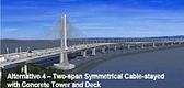 4: Two-span Symmetrical Cable-stayed (Concrete)