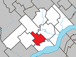 Location within Les Chenaux RCM.