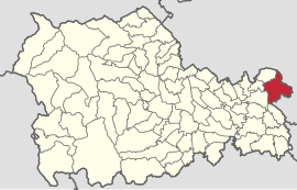 Location in Neamț County