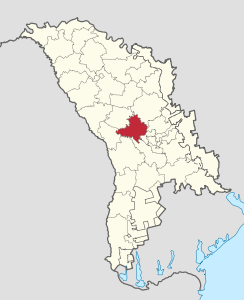 Strășeni – Localizzazione