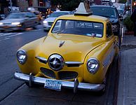 Taxi Studebaker em Nova Iorque