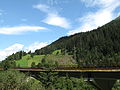 between Brennerbad and Gossensass, panorama