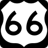 US 66 route marker